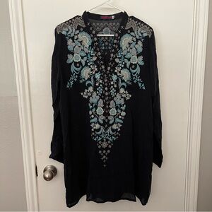 Johnny Was Embroidered Tunic